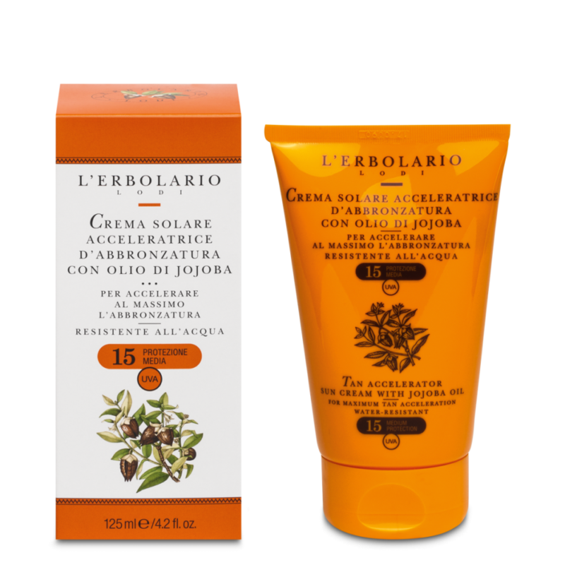 Crema Solare Corpo Acceleratrice d'Abbronzatura SPF 15