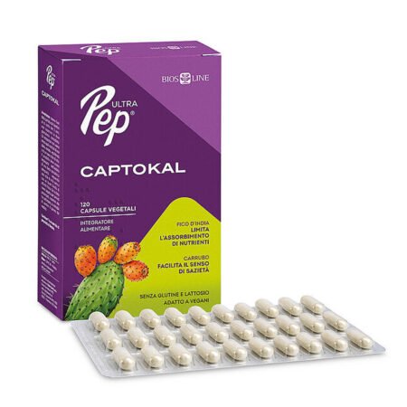 Ultra Pep Captokal 120 Capsule Vegetali – Integratore Controllo Peso con Fico d’India e Carrubo
